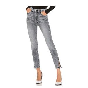 MOTHER The Swooner Ankle Zip Jeans